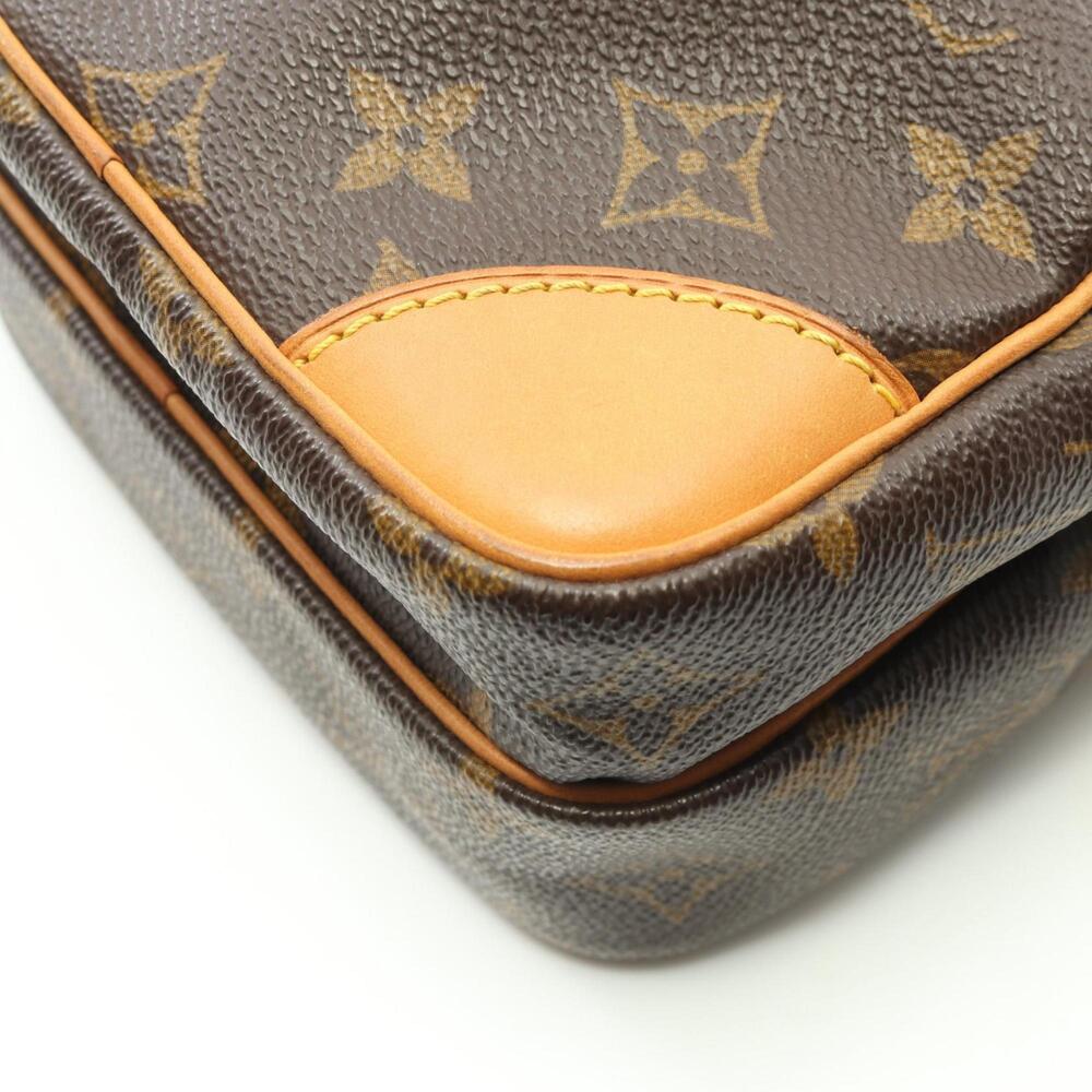 LOUIS VUITTON Brown Monogram Leather Shoulder Bag - Picture 5 of 9
